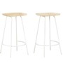 Küchenhocker 2 Stück Massivholz aus Mangoholz von , Küchenhocker - Ref: Foro24-320649, Preis: 174,83 €, Rabatt: %