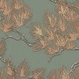 DUTCH WALLCOVERINGS Tapete mit grüner Kiefer von , Bemaltes Papier - Ref: Foro24-437397, Preis: 40,98 €, Rabatt: %
