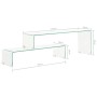 Set mesas de centro 2 pzas vidrio templado 90x30x20/110x30x40cm de , Mesas de centro - Ref: Foro24-284728, Precio: 215,83 €, ...