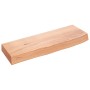 Wandregal aus hellbraun behandeltem Eichenholz 60x20x6cm von , Regale und Regale - Ref: Foro24-363643, Preis: 60,49 €, Rabatt: %