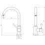 SCHÜTTE CORNWALL stainless steel sink mixer tap by , Faucets - Ref: Foro24-425821, Price: 89,15 €, Discount: %