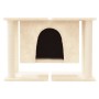 Cat scratcher with cream-colored sisal posts 50 cm by , Cat furniture - Ref: Foro24-171657, Price: 49,83 €, Discount: %