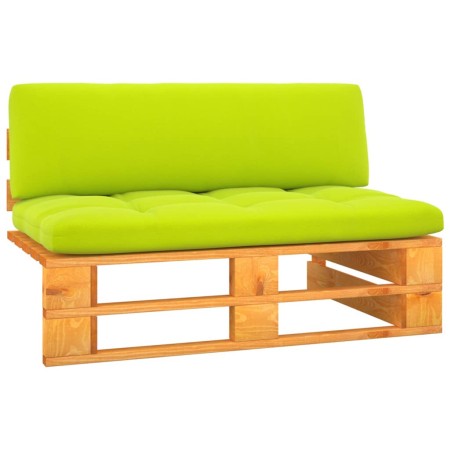 Central pallet sofa for garden made of brown honey impregnated pine wood by , Modular outdoor sofas - Ref: Foro24-3066527, Pr...