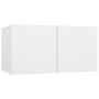 Hängende Wohnzimmermöbel, 3 Stück, weiß, 60x30x30 cm. von , TV-Möbel - Ref: Foro24-804510, Preis: 89,67 €, Rabatt: %