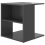 Beistelltisch aus glänzend grauem Sperrholz 45x45x48 cm von , Seitentische - Ref: Foro24-806812, Preis: 32,57 €, Rabatt: %