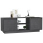 TV-Möbel aus massiver Kiefer in Grau, 110x30x40 cm. von , TV-Möbel - Ref: Foro24-809902, Preis: 59,86 €, Rabatt: %
