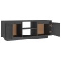 TV-Möbel aus massiver Kiefer in Grau, 110x30x40 cm. von , TV-Möbel - Ref: Foro24-809902, Preis: 59,86 €, Rabatt: %