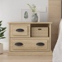 Bedside table in Sonoma oak color, 60x39x45 cm by , Nightstands - Ref: Foro24-816363, Price: 68,64 €, Discount: %