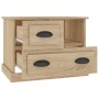 Bedside table in Sonoma oak color, 60x39x45 cm by , Nightstands - Ref: Foro24-816363, Price: 68,64 €, Discount: %