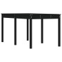 Mesa de jardín madera maciza pino negro 159,5x82,5x76 cm de , Mesas de jardín - Ref: Foro24-823980, Precio: 150,33 €, Descuen...