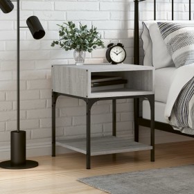 Nachttisch aus grauem Sonoma-Ingenieurholz 40x41x50 cm. von , Nachttische - Ref: Foro24-825879, Preis: 32,72 €, Rabatt: %