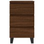 Bedside tables 2 units engineered wood brown oak 40x35x69 cm by , Nightstands - Ref: Foro24-826955, Price: 79,29 €, Discount: %