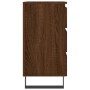 Bedside tables 2 units engineered wood brown oak 40x35x69 cm by , Nightstands - Ref: Foro24-826955, Price: 79,29 €, Discount: %
