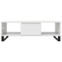 Glanzender weißer Couchtisch aus Ingenieurholz 104x60x35 cm von , Couchtisch - Ref: Foro24-827094, Preis: 123,83 €, Rabatt: %