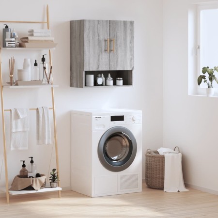 Engineered wood Sonoma gray wall cabinet 60x31x70 cm by , Lockers and storage cabinets - Ref: Foro24-829898, Price: 58,26 €, ...