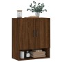 Wandschrank aus braunem Eichenfurnierholz 60x31x70 cm von , Schließfächer und Lagerschränke - Ref: Foro24-829923, Preis: 62,3...