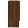 Wandschrank aus braunem Eichenfurnierholz 60x31x70 cm von , Schließfächer und Lagerschränke - Ref: Foro24-829923, Preis: 62,3...