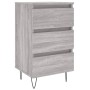 Nachttisch aus grauem Sonoma-Ingenieurholz 40x35x69 cm. von , Nachttische - Ref: Foro24-826936, Preis: 55,31 €, Rabatt: %