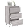 Nachttisch aus grauem Sonoma-Ingenieurholz 40x35x69 cm. von , Nachttische - Ref: Foro24-826936, Preis: 55,31 €, Rabatt: %