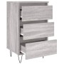 Nachttisch aus grauem Sonoma-Ingenieurholz 40x35x69 cm. von , Nachttische - Ref: Foro24-826936, Preis: 55,31 €, Rabatt: %