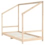 Estructura de cama para niños madera maciza de pino 90x200 cm de , Cunas y camas para niños - Ref: Foro24-835703, Precio: 120...