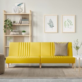 Light yellow fabric sofa bed by , Sofas - Ref: Foro24-351885, Price: 229,14 €, Discount: %