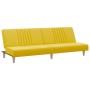Sofá cama de tela amarillo claro de , Sofás - Ref: Foro24-351885, Precio: 229,14 €, Descuento: %