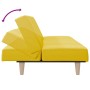 Sofá cama de tela amarillo claro de , Sofás - Ref: Foro24-351885, Precio: 229,14 €, Descuento: %