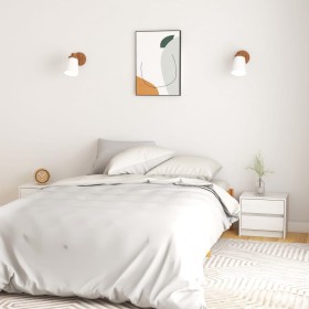2 solid pine wood bedside tables 40x30.5x35.5cm by , Nightstands - Ref: Foro24-808076, Price: 86,33 €, Discount: %
