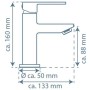 SCHÜTTE Single lever basin mixer tap TOKYO II chrome by , Faucets - Ref: Foro24-425792, Price: 66,37 €, Discount: %