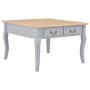 Mesa de centro de madera gris 80x80x50 cm | Foro24.es | Tu tienda online para hogar, jardín y más Foro24.es