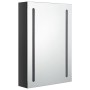 Glossy black LED mirror bathroom cabinet 50x13x70 cm by vidaXL, bathroom vanities - Ref: Foro24-326496, Price: 117,68 €, Disc...
