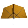 Madison Sun Wave balcony umbrella 270x150 cm in golden yellow by , Umbrellas - Ref: Foro24-423727, Price: 192,11 €, Discount: %