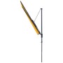 Madison Sun Wave balcony umbrella 270x150 cm in golden yellow by , Umbrellas - Ref: Foro24-423727, Price: 192,11 €, Discount: %