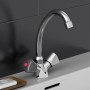 SCHÜTTE SAVINO chrome-plated dual-handle mixer tap for washbasin by , Faucets - Ref: Foro24-438687, Price: 44,01 €, Discount: %