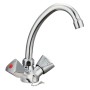 SCHÜTTE SAVINO chrome-plated dual-handle mixer tap for washbasin by , Faucets - Ref: Foro24-438687, Price: 44,01 €, Discount: %