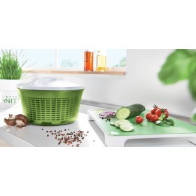Leifheit ComfortLine Salad Spinner in green and white 23200 by , salad spinners - Ref: Foro24-415674, Price: 36,31 €, Discoun...