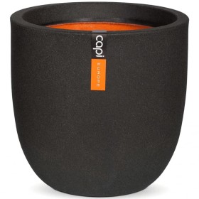 Capi Urban Smooth black planter 54x52 cm KBL935 by , Pots and planters - Ref: Foro24-424349, Price: 201,19 €, Discount: %