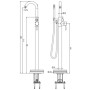 SCHÜTTE CORNWALL chrome single lever shower mixer by , Faucets - Ref: Foro24-425799, Price: 335,63 €, Discount: %