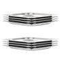 Gastronorm trays 8 units GN 1/2 20 mm stainless steel by , Buckets for steam tables - Ref: Foro24-50885, Price: 37,38 €, Disc...