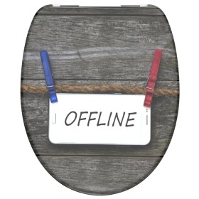 SCHÜTTE Asiento de inodoro con cierre suave OFFLINE de , Asientos de inodoros y bidés - Ref: Foro24-438768, Precio: 34,64 €, ...
