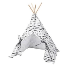 Haustiersammlung Zelt für Haustiere Tipi Leinwand 56x56x74 cm von , Katzenmöbel - Ref: Foro24-441891, Preis: 49,85 €, Rabatt: %