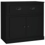 Black plywood sideboard 70x35.5x67.5 cm by , Sideboards - Ref: Foro24-816425, Price: 94,72 €, Discount: %