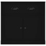 Black plywood sideboard 70x35.5x67.5 cm by , Sideboards - Ref: Foro24-816425, Price: 94,72 €, Discount: %