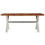 Massiver Esstisch aus Holz 180x90x76 cm von , Küchen- und Esstische - Ref: Foro24-245639, Preis: 369,98 €, Rabatt: %