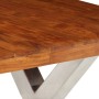 Massiver Esstisch aus Holz 180x90x76 cm von , Küchen- und Esstische - Ref: Foro24-245639, Preis: 369,98 €, Rabatt: %