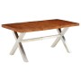Massiver Esstisch aus Holz 180x90x76 cm von , Küchen- und Esstische - Ref: Foro24-245639, Preis: 369,98 €, Rabatt: %