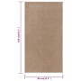 Kurzer brauner Teppich 80x150 cm von , Teppiche - Ref: Foro24-340353, Preis: 33,58 €, Rabatt: %