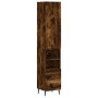 Smoked oak plywood sideboard 34.5x34x180 cm by , Sideboards - Ref: Foro24-3198934, Price: 112,47 €, Discount: %