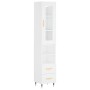Hoher Schrank aus weißem Sperrholz 34,5x34x180 cm von , Sideboards - Ref: Foro24-3199281, Preis: 108,56 €, Rabatt: %